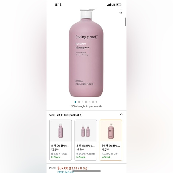 Living Proof Restore Shampoo & Conditioner DUO 32 oz - Picture 5 of 6